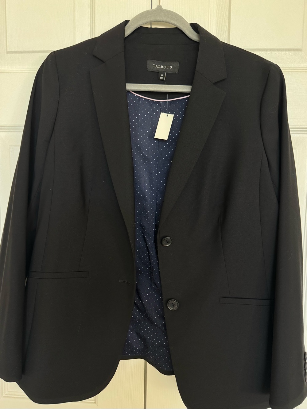 Talbots Black Women's Two-Button Blazer